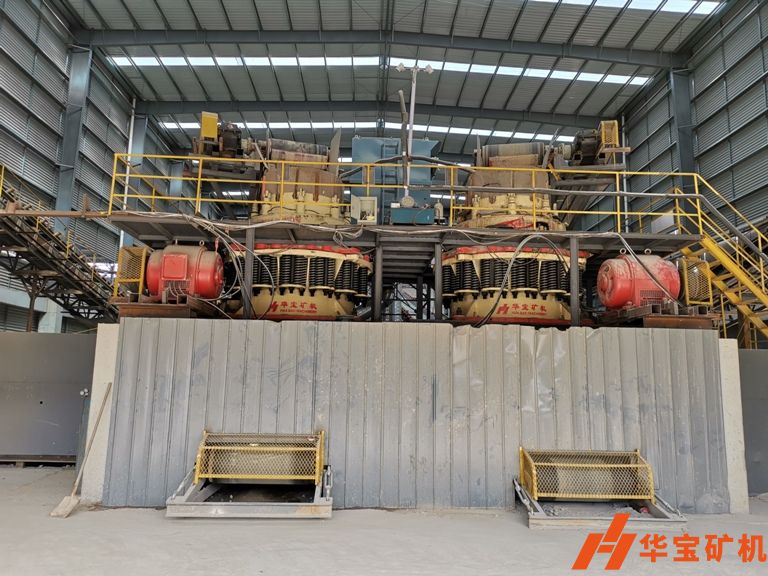 時產(chǎn)800T制砂生產(chǎn)線寶雞梅縣某石場